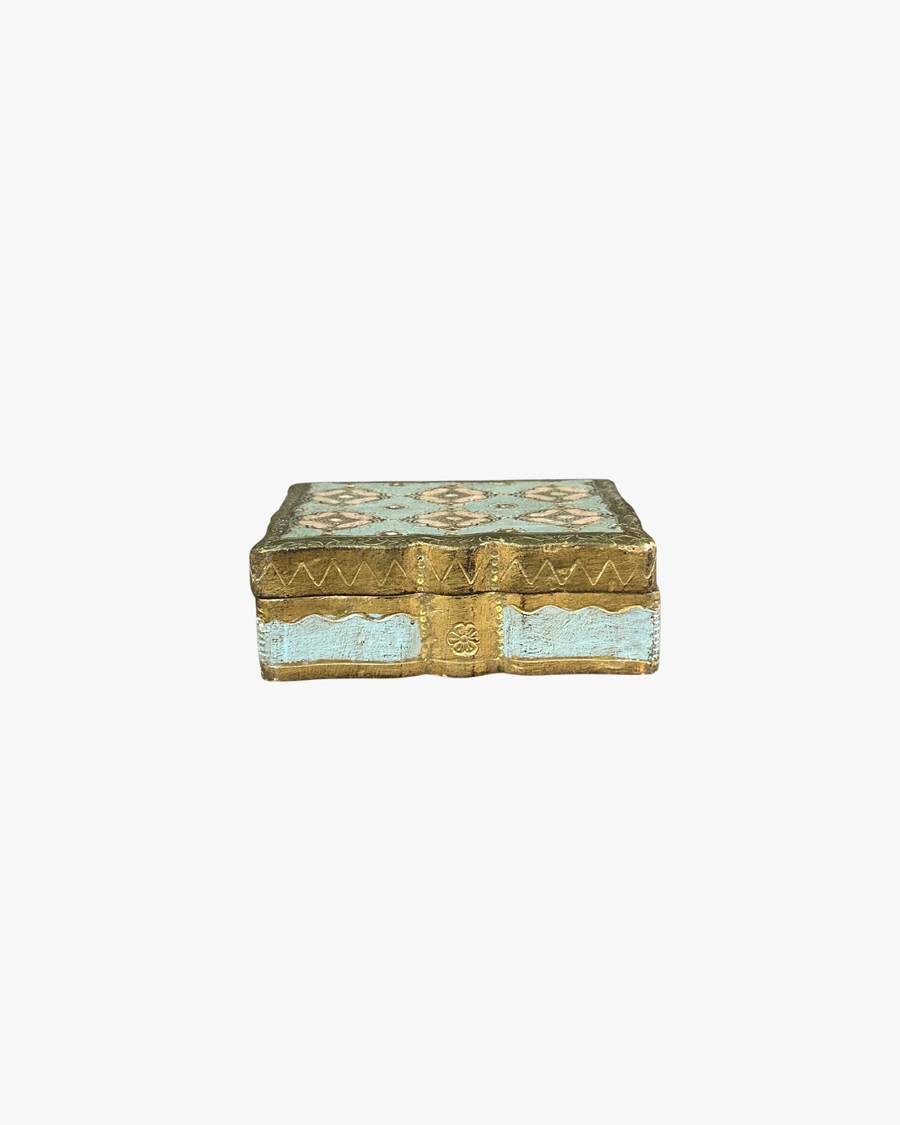 Vintage Florentine Gilt Wood Trinket Box
