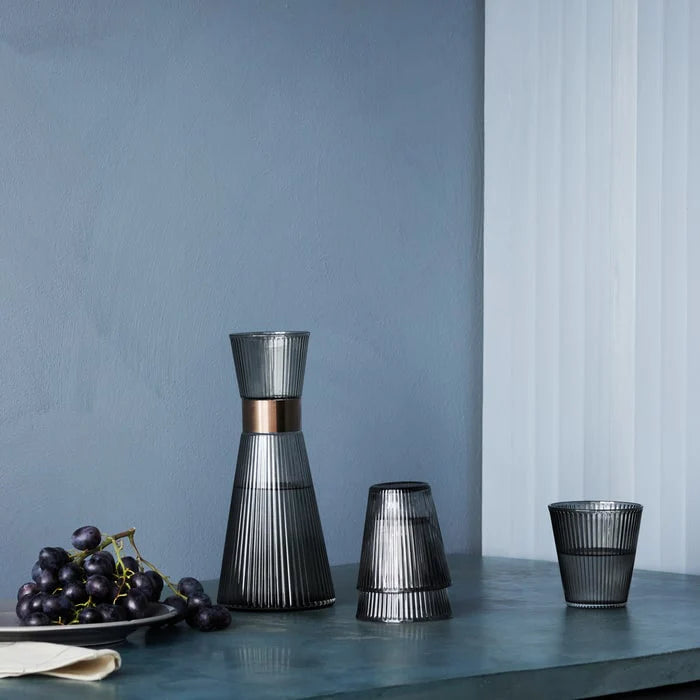 Nouveau Smoked Tumblers (set of 4)