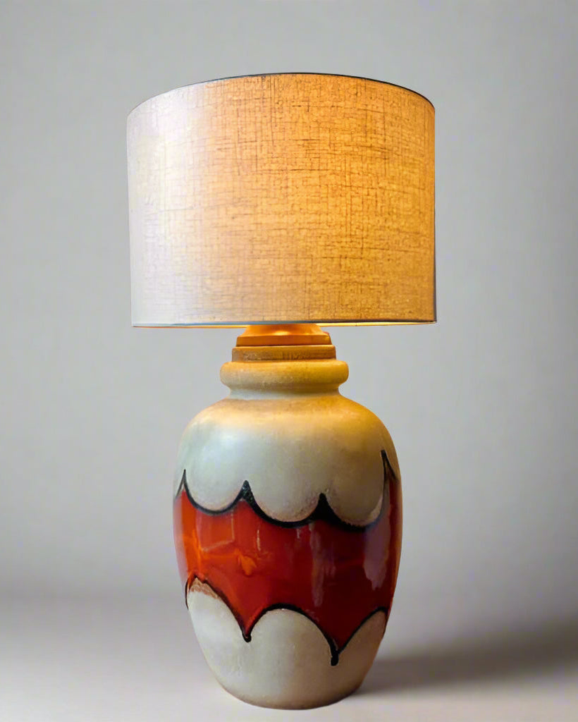 Vulkan German Ceramic Lamp