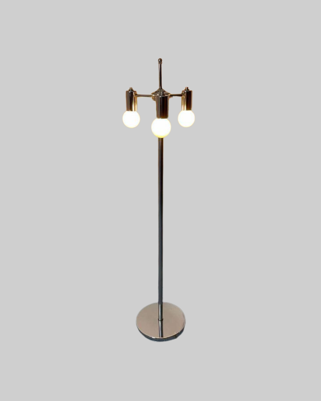 Atomic Chrome Floor Lamp