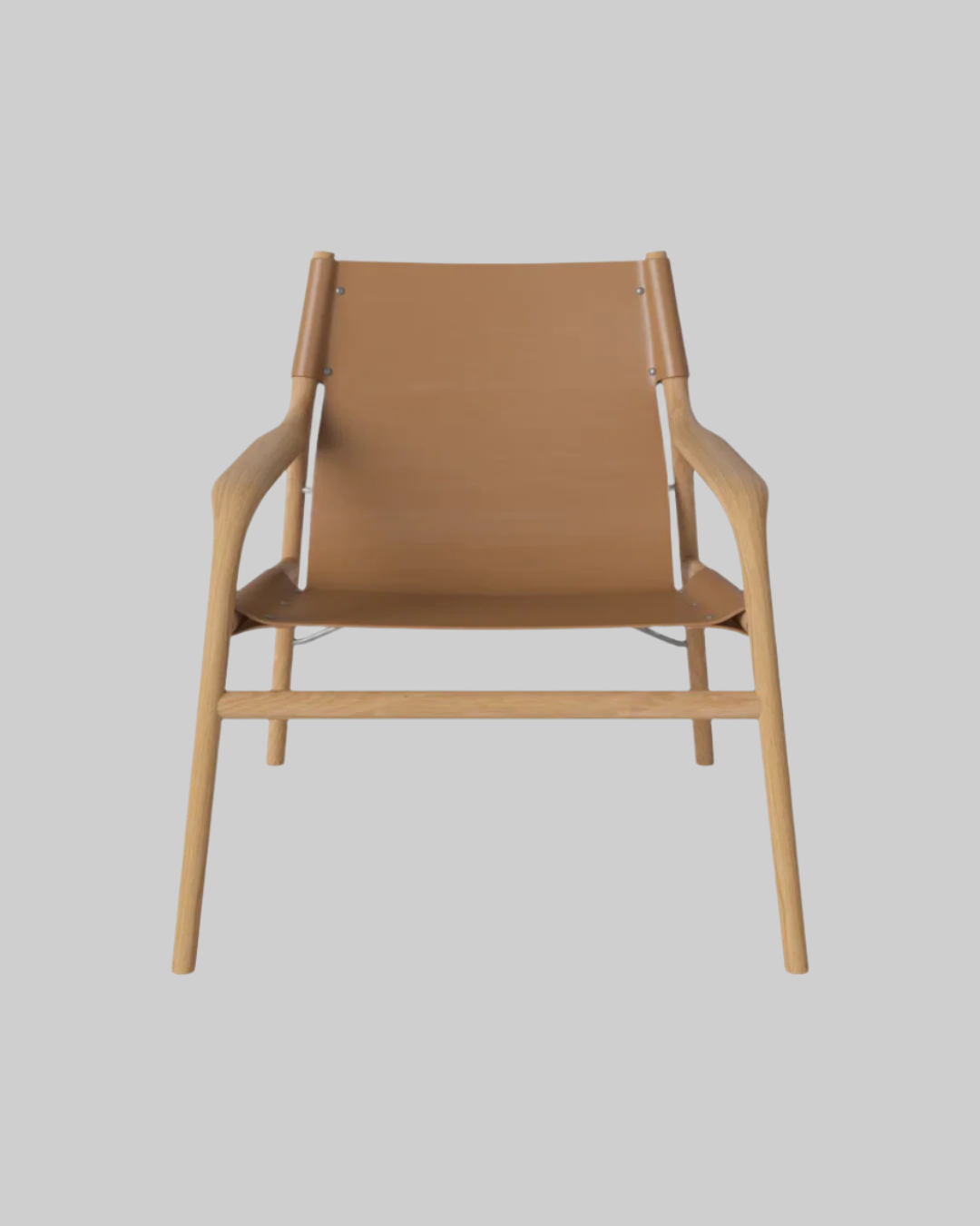 Beige chair with woven seat and backrest on a white background