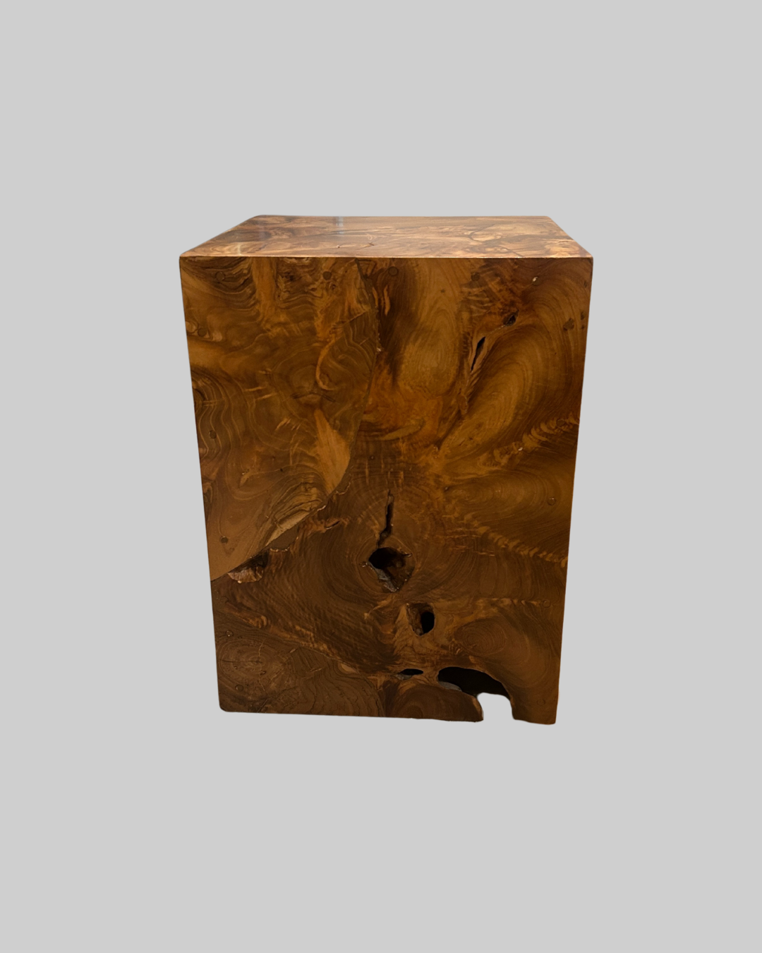 Goderich Teak Pillar Side Table