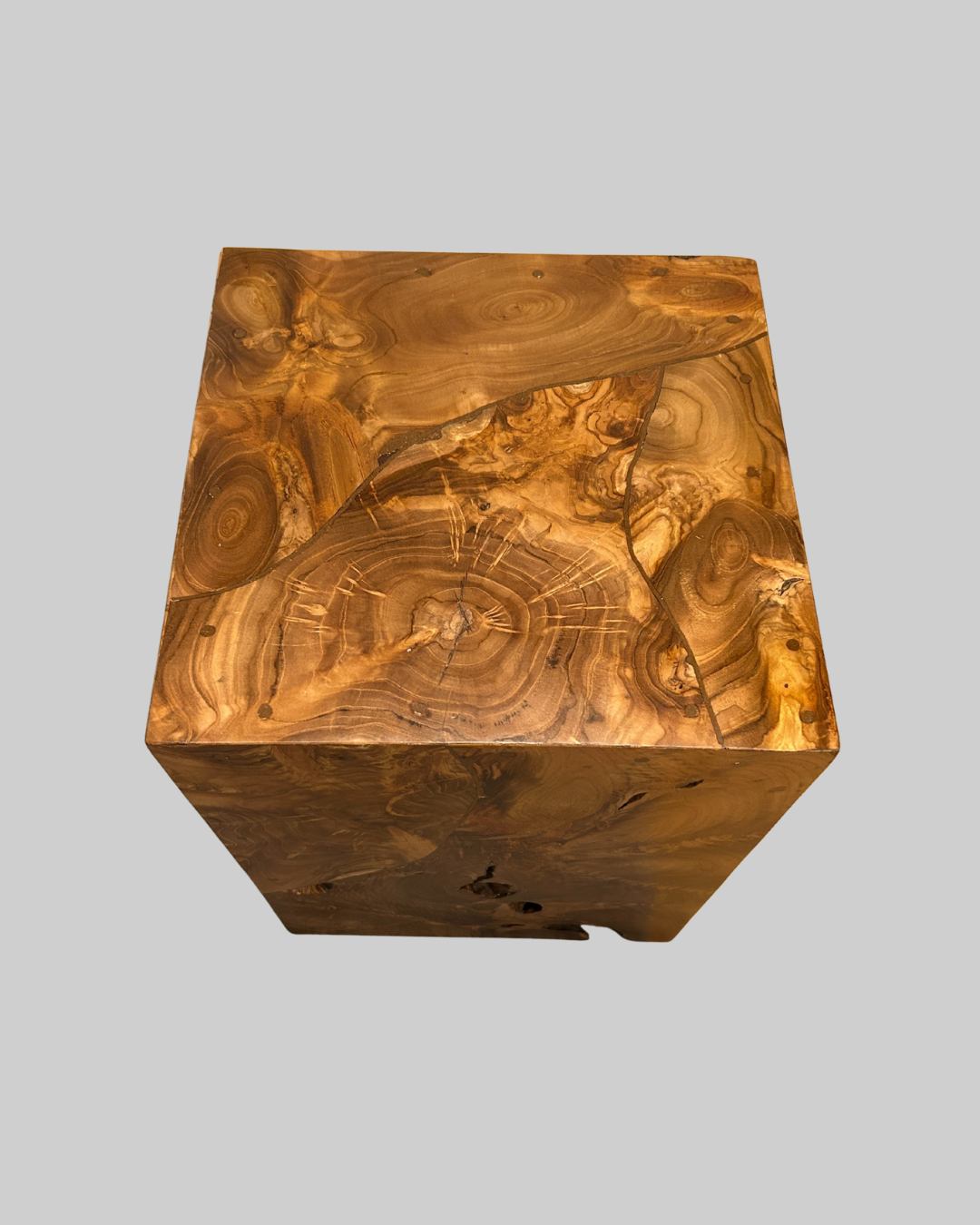 Goderich Teak Pillar Side Table