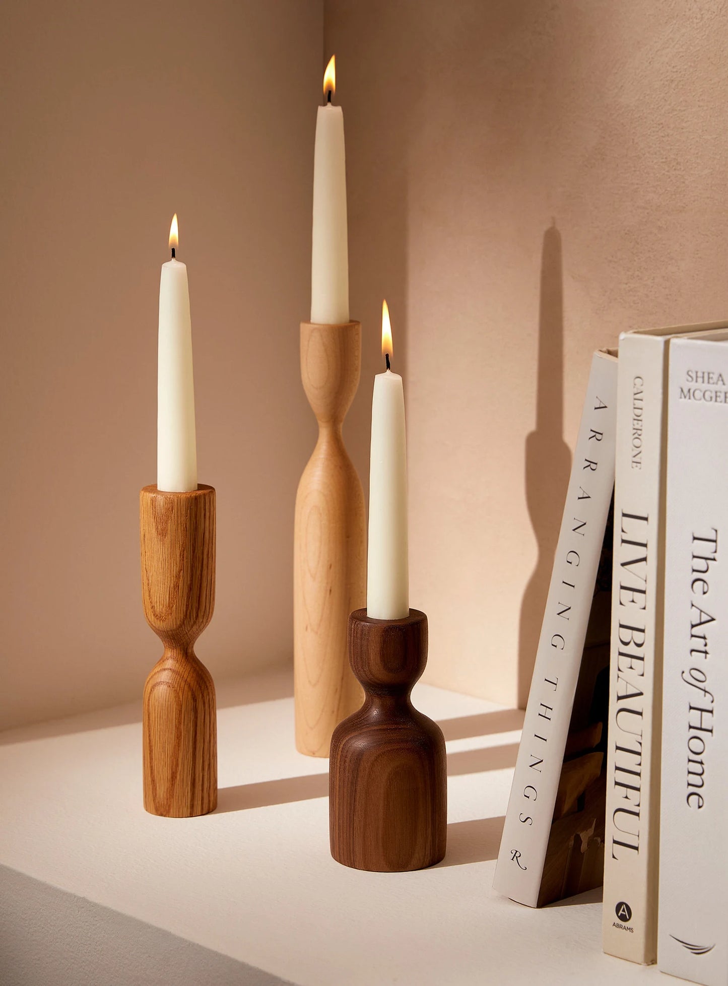 Tranquility of Time Candleholder Set