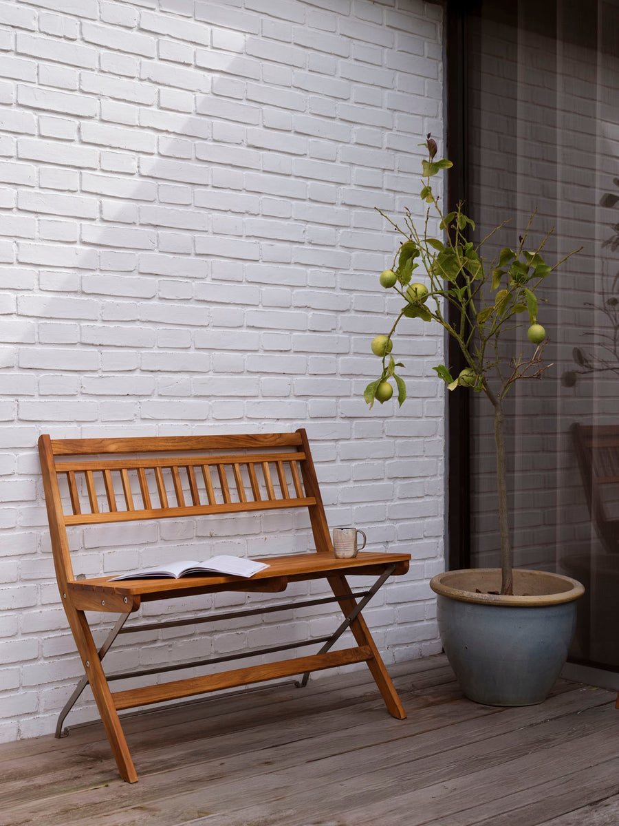 M24 Teak Balcony Bench