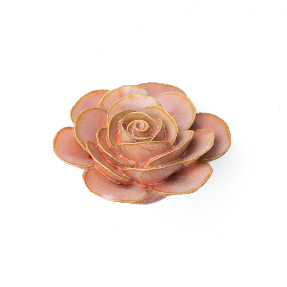 France Ceramic Flower Pink Ranunculus