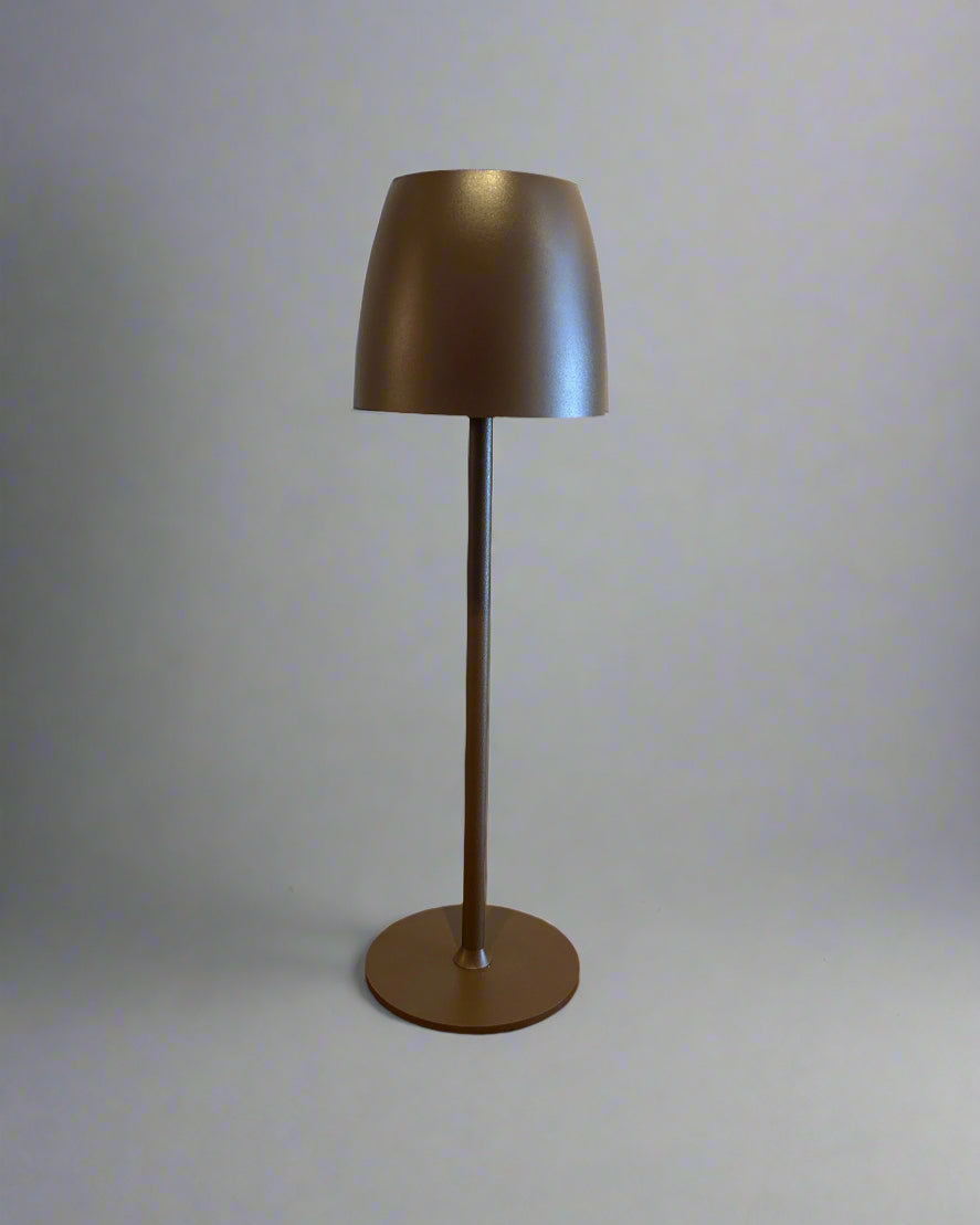 Espresso Mushroom Table Lamp