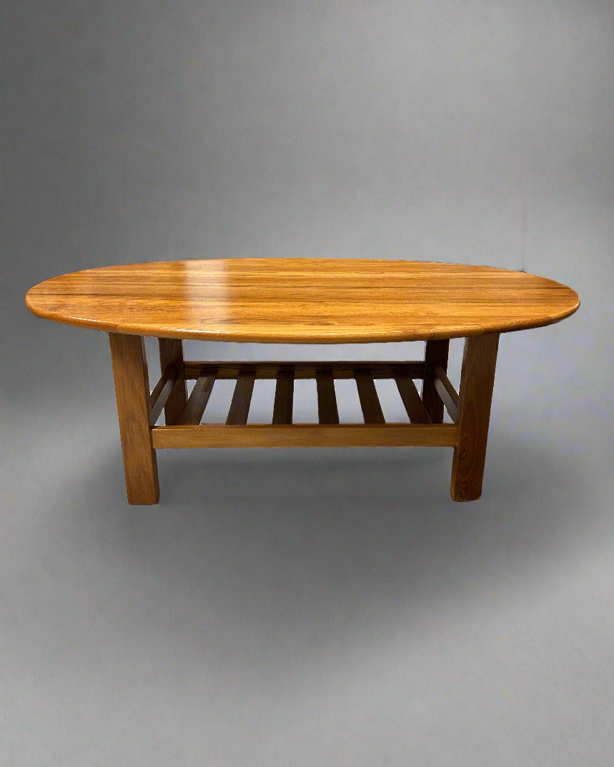 Haslev Oval Teak Coffee Table