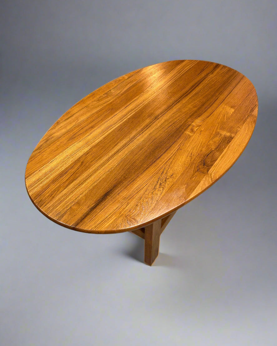 Haslev Oval Teak Coffee Table