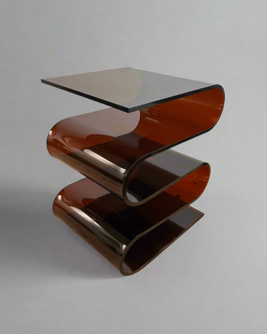 Atomic S-shape Side Table