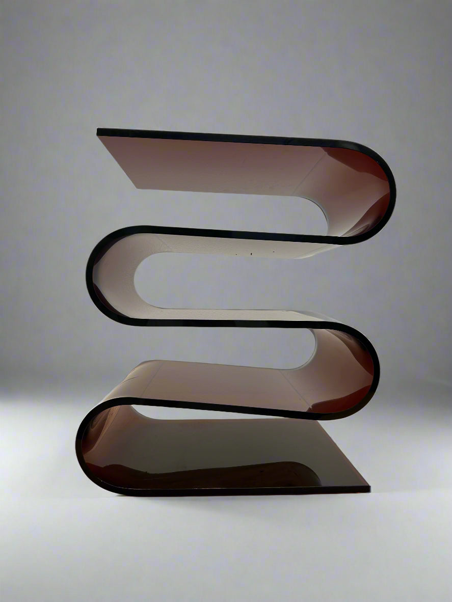 Atomic S-shape Side Table