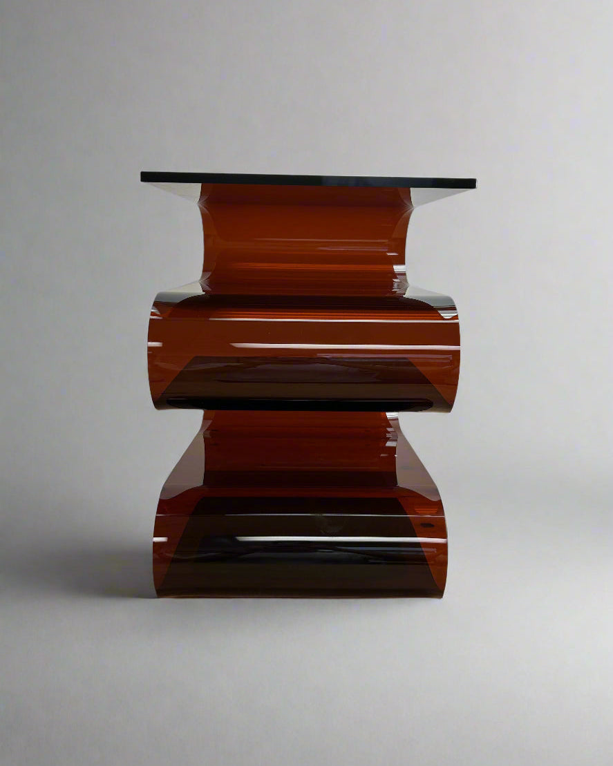 Atomic S-shape Side Table