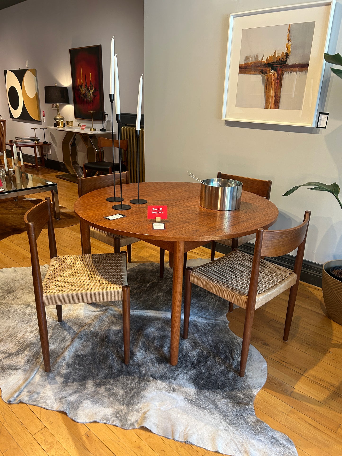 Flot Teak Paper-cord Dining Chair