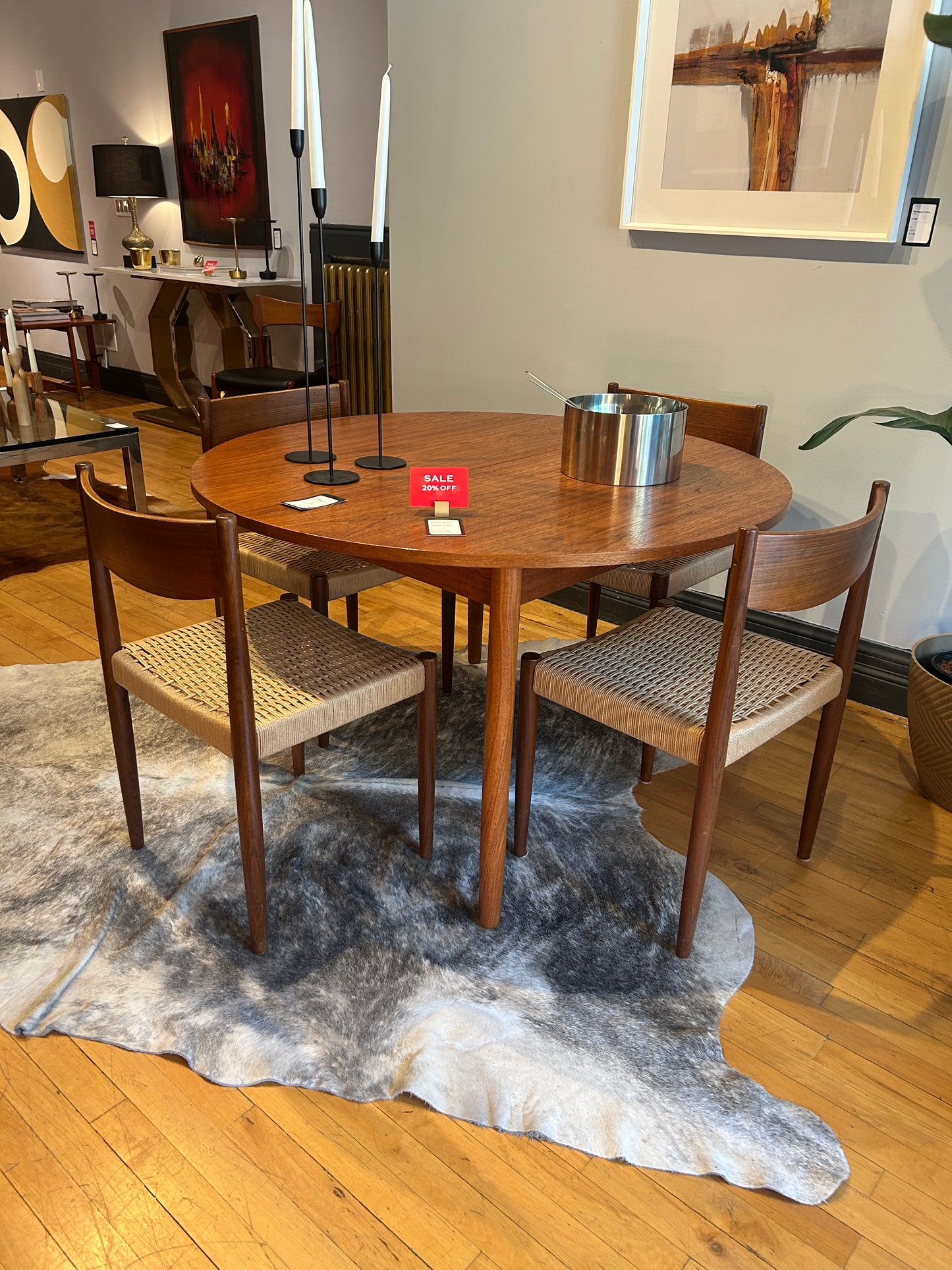 Flot Teak Paper-cord Dining Chair