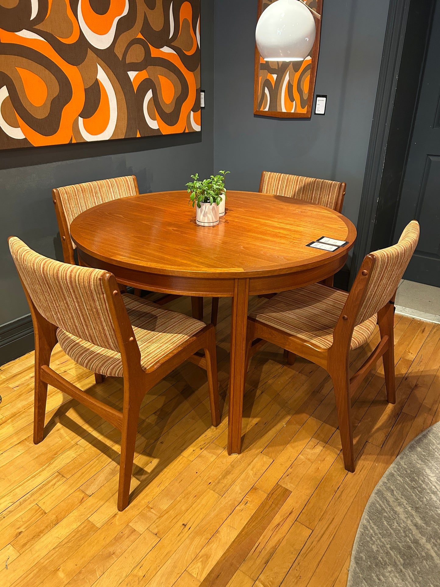 Falster Extendable Teak Round Dining Table