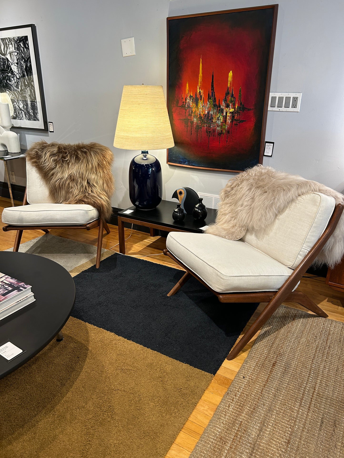 Folke Ohlsson "Scissor" Lounge Chair