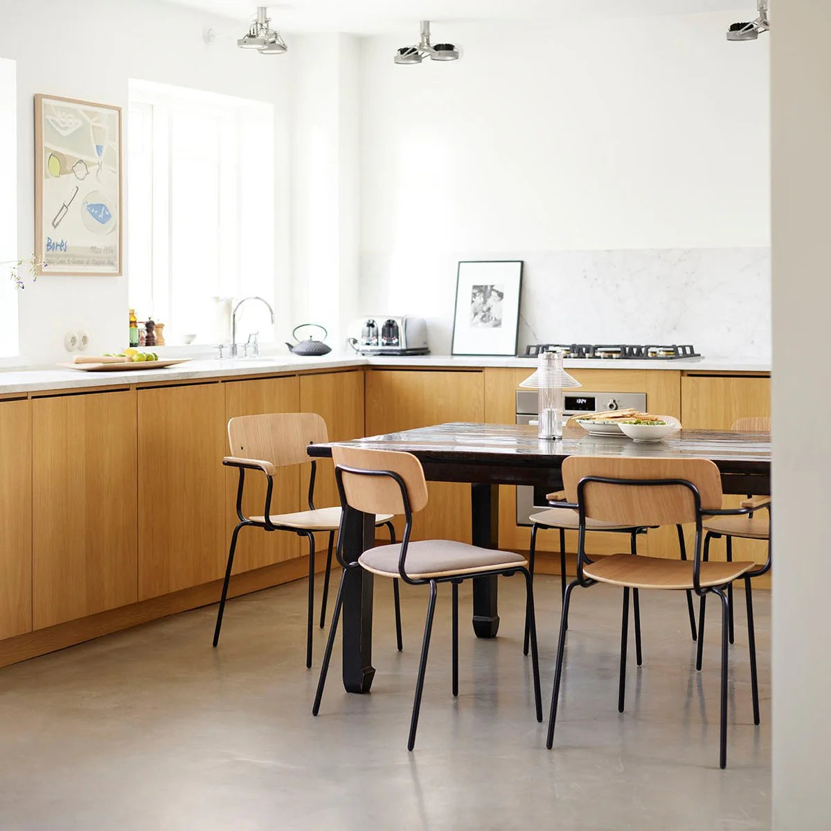 Holmen Stackable Dining Armchair