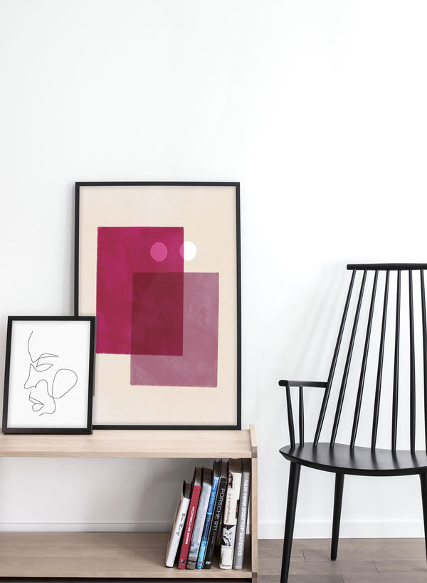 Blush Sandy Framed Poster