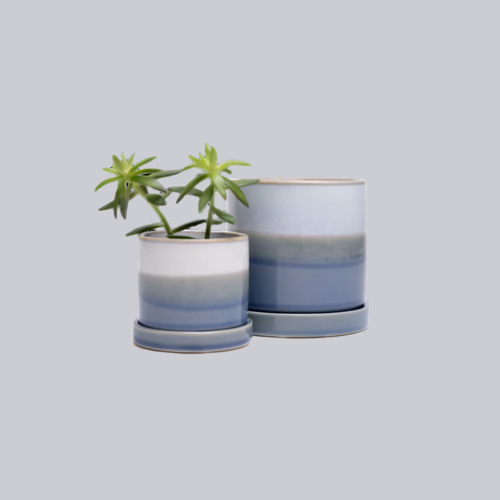 Blue Minute Ceramic Pot