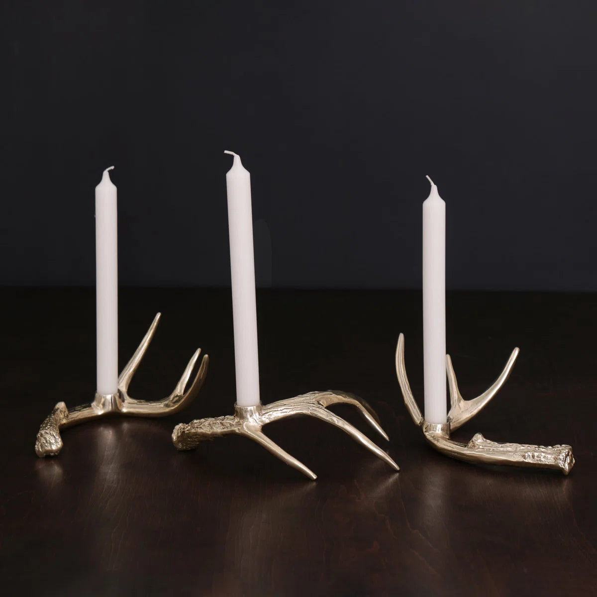 Antler Candleholder Set