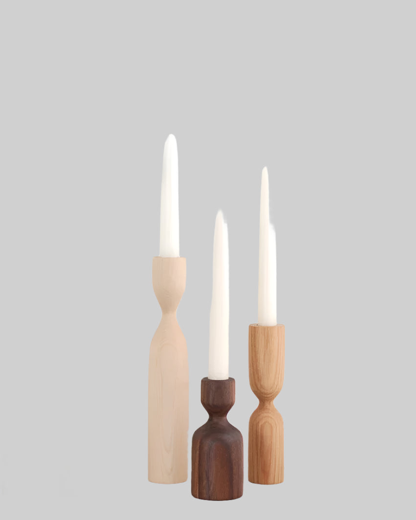 Tranquility of Time Candleholder Set