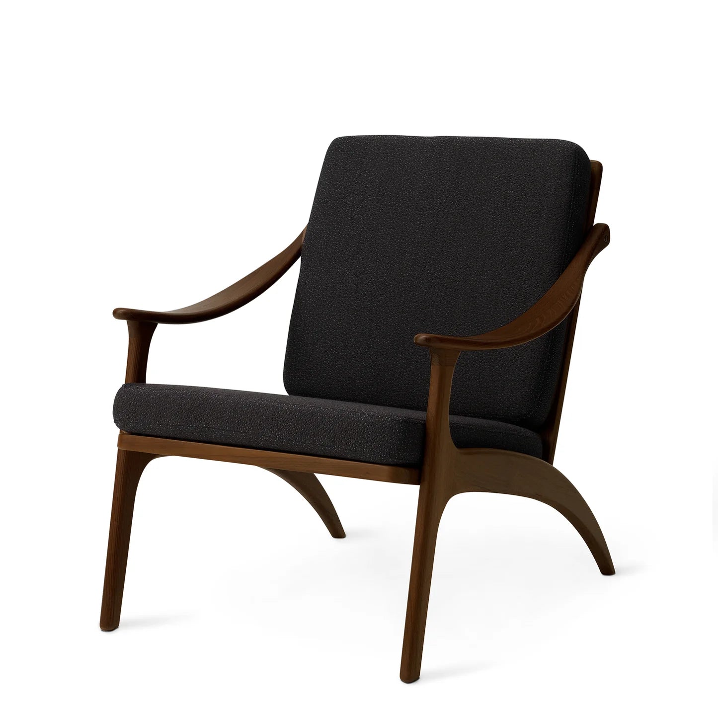 Arne Hovmand Olsen Lean Back Walnut Lounge Chair