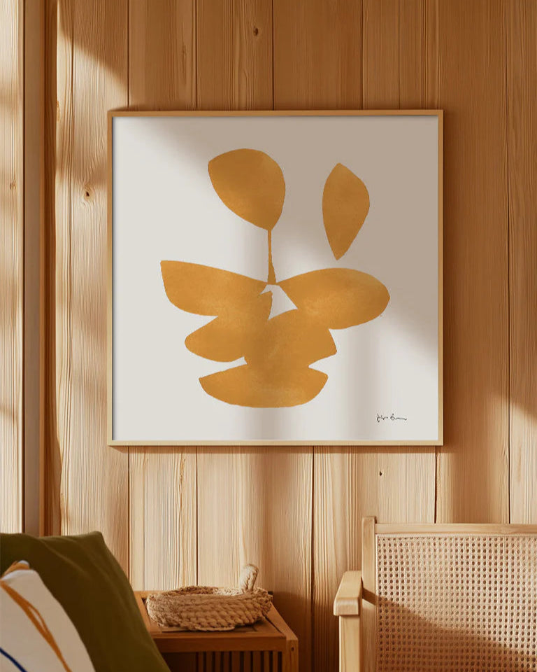 'Gold Leaf' Art Print