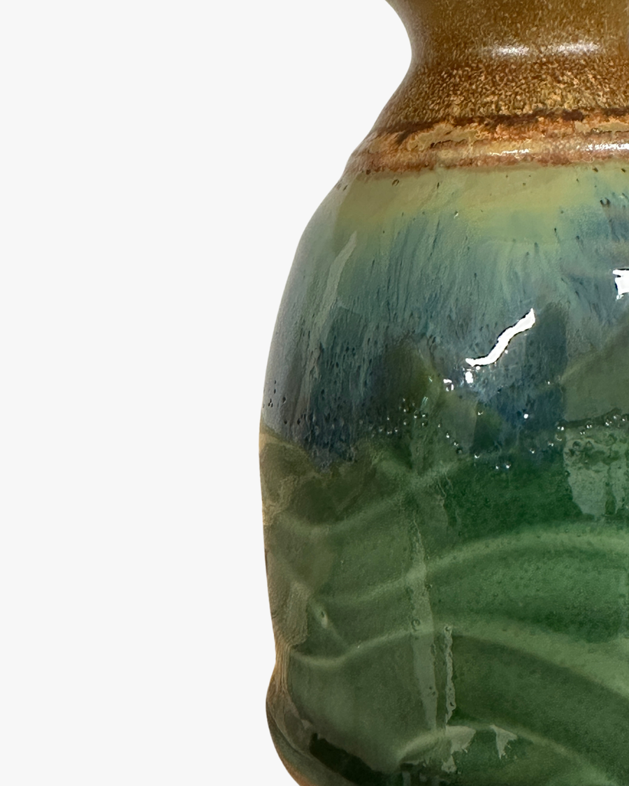 Drip Glaze Wave Vase