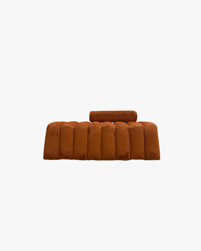 Orange Éclaire Bench