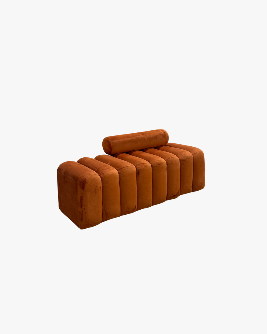Orange Éclaire Bench