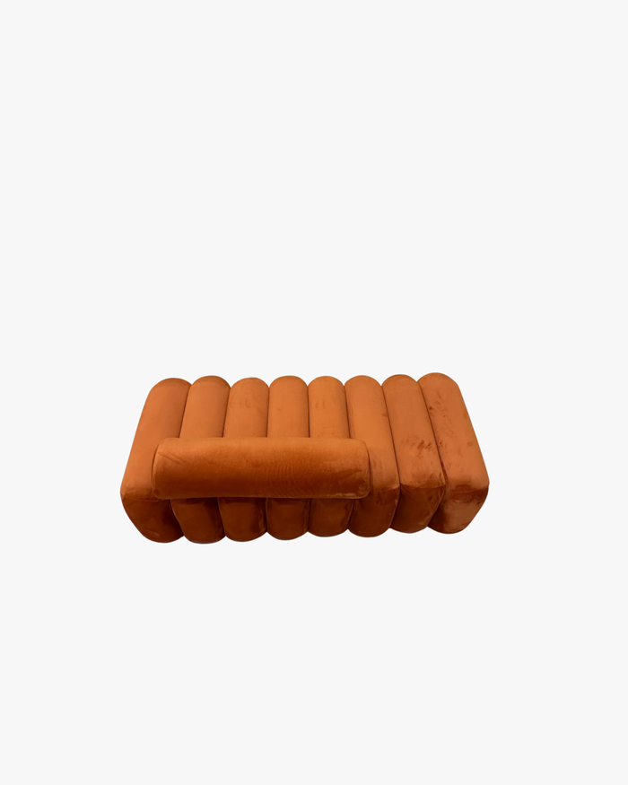 Orange Éclaire Bench