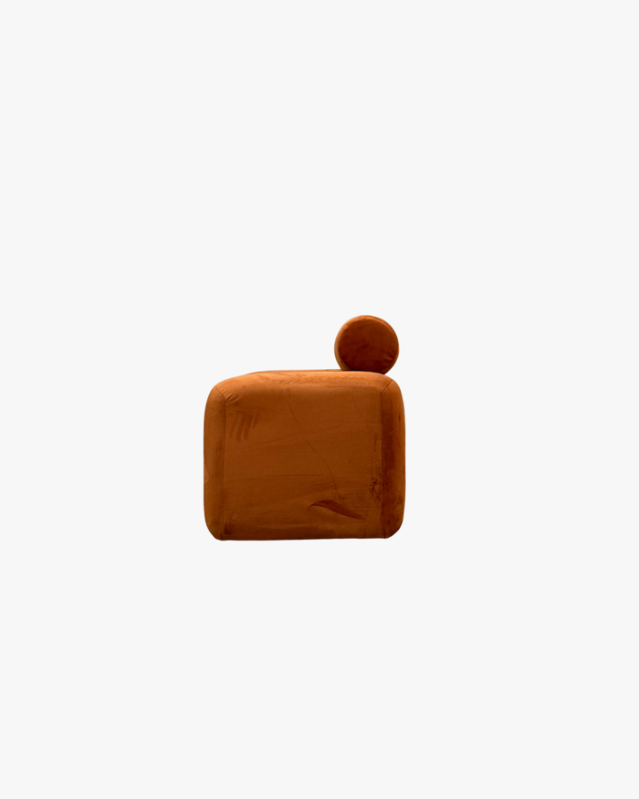 Orange Éclaire Bench