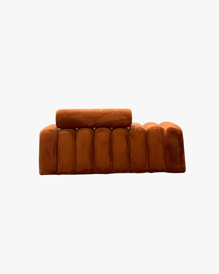 Orange Éclaire Bench