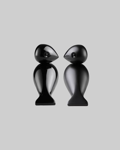 Kay Bojesen Lovebirds, black, (pair)