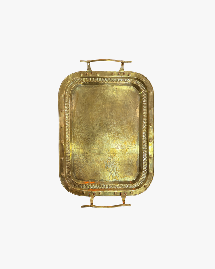 Golden Bamboo Serve Tray