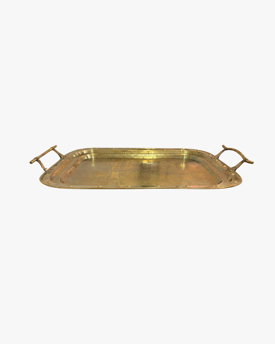 Golden Bamboo Serve Tray