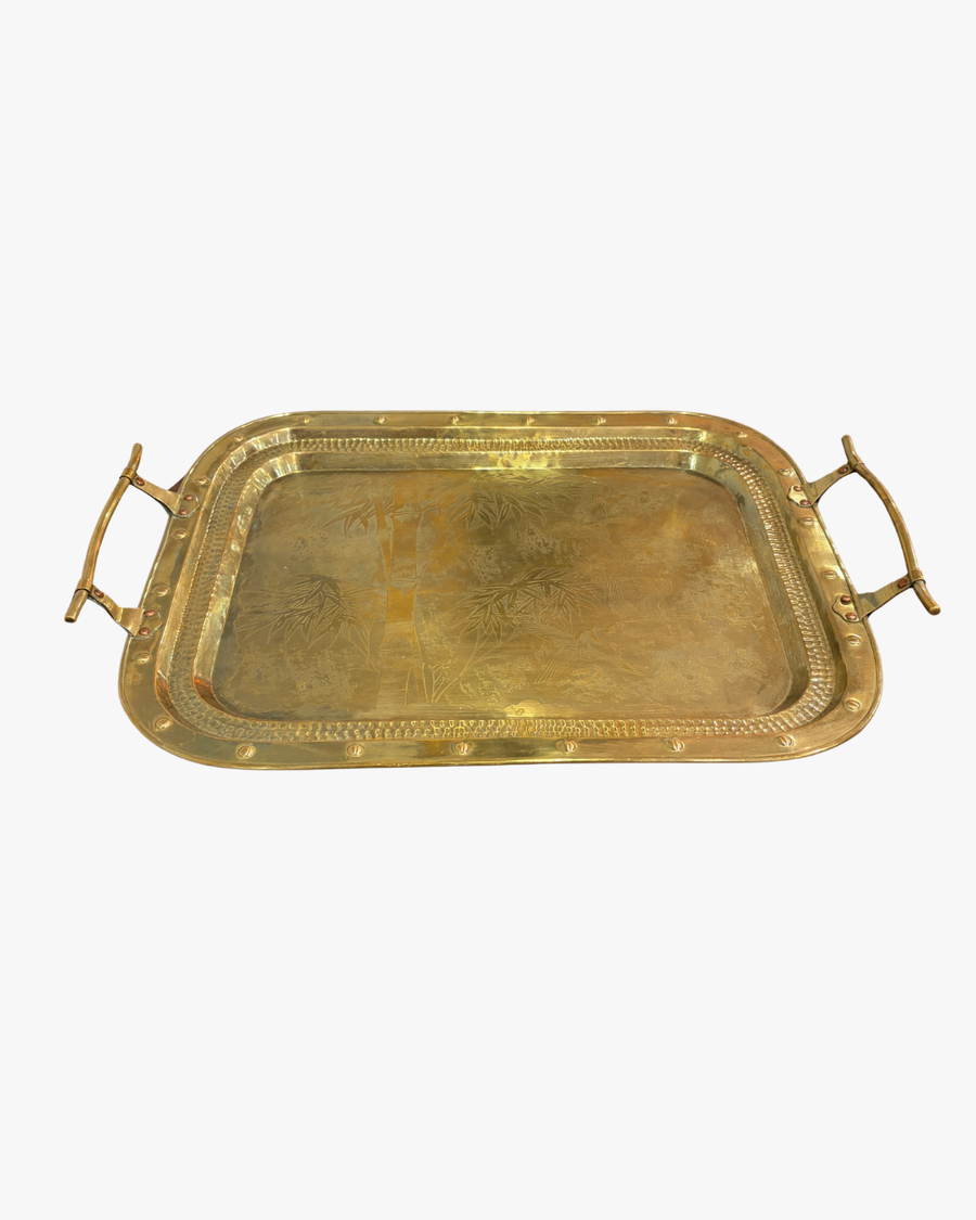 Golden Bamboo Serve Tray