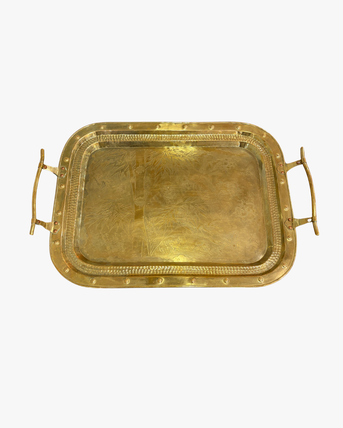 Golden Bamboo Serve Tray