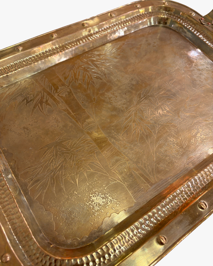 Golden Bamboo Serve Tray