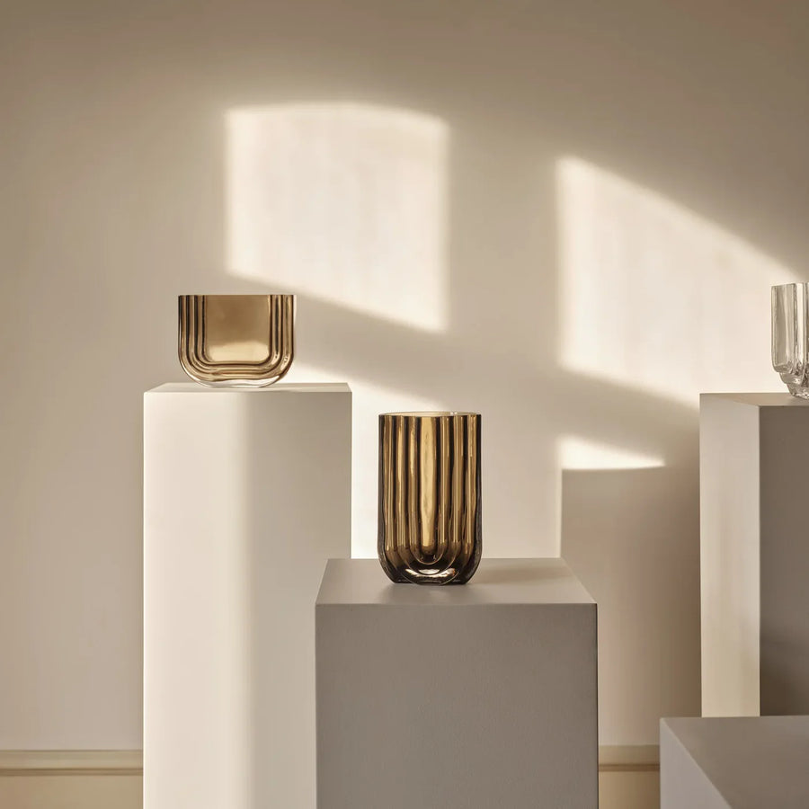 VIMA Vase Oval Smoked