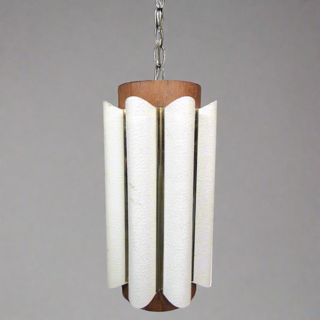 Fluted Paper Pendant