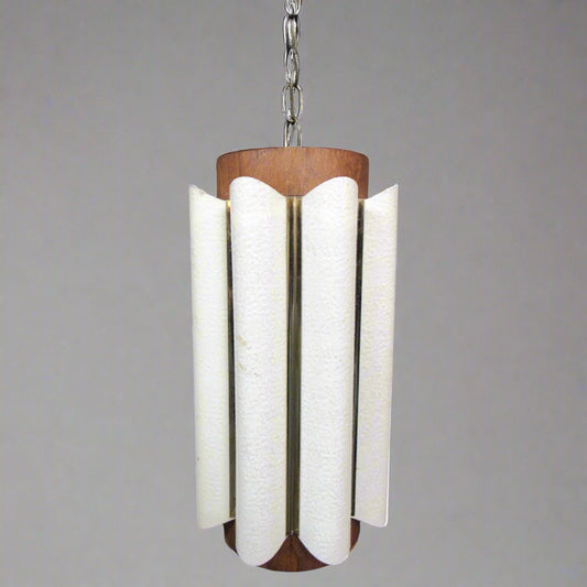 Fluted Paper Pendant