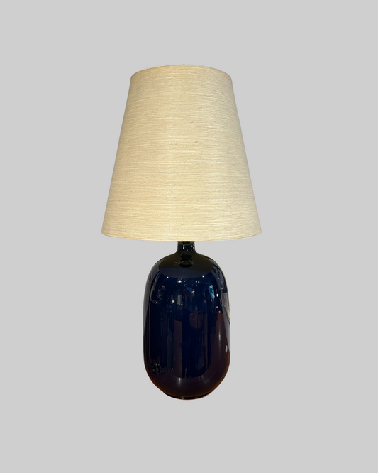 Lotte Night-Blue Ceramic Lamp