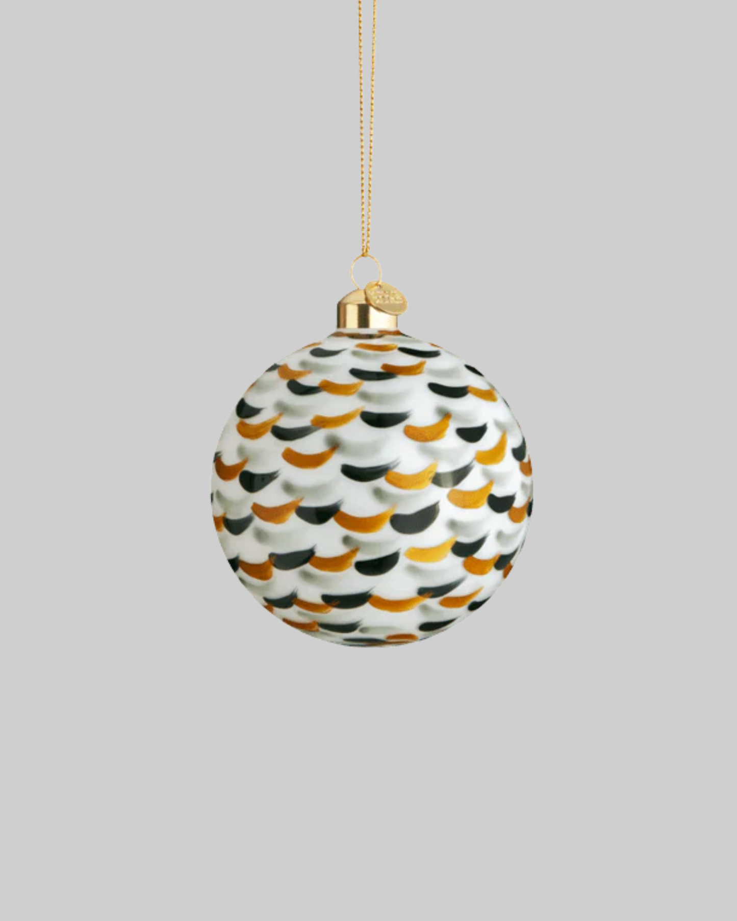 Holmegaard Bauble Holiday Ornament, green strokes (x1)