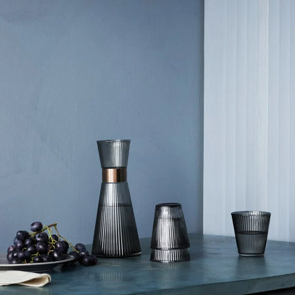 Nouveau Smoked Tumblers (set of 4)