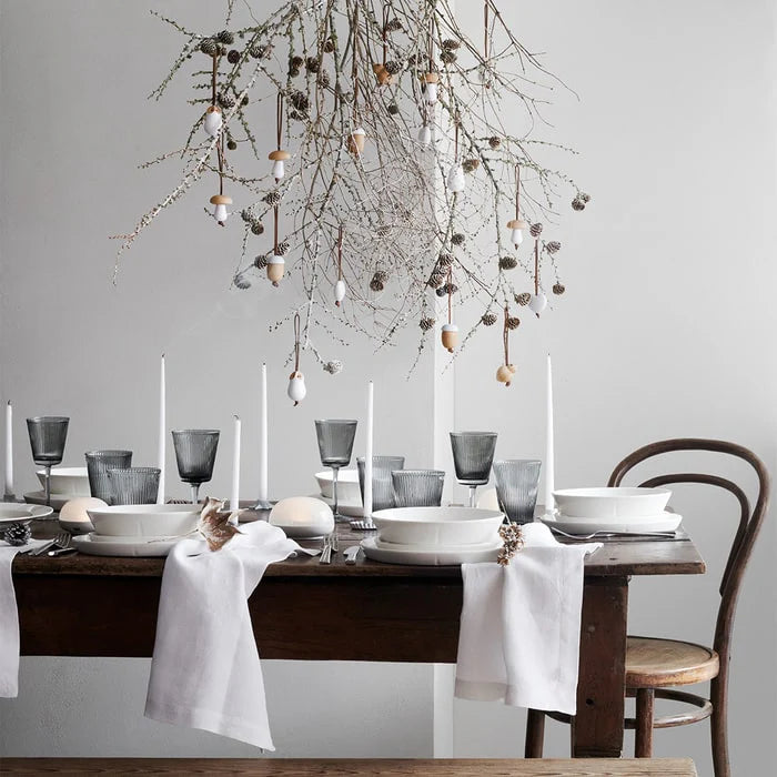 Nouveau Smoked Wine Glasses (pair)