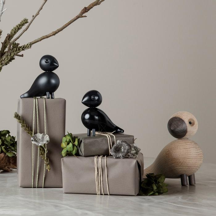 Kay Bojesen Lovebirds, black, (pair)