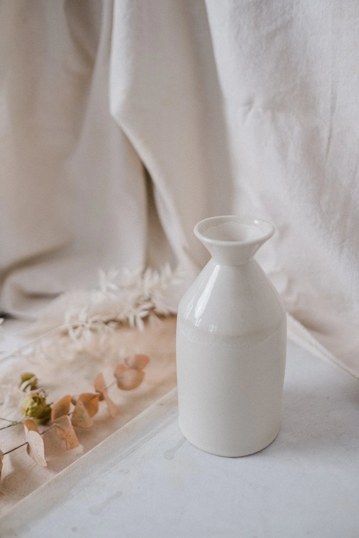 Tall Neck Stem Vase
