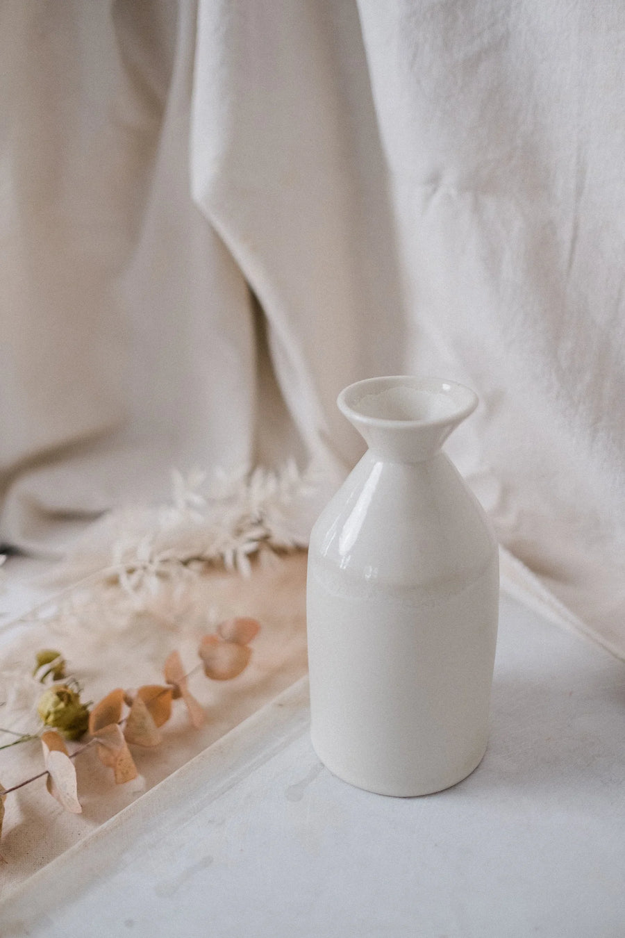 Tall Neck Stem Vase