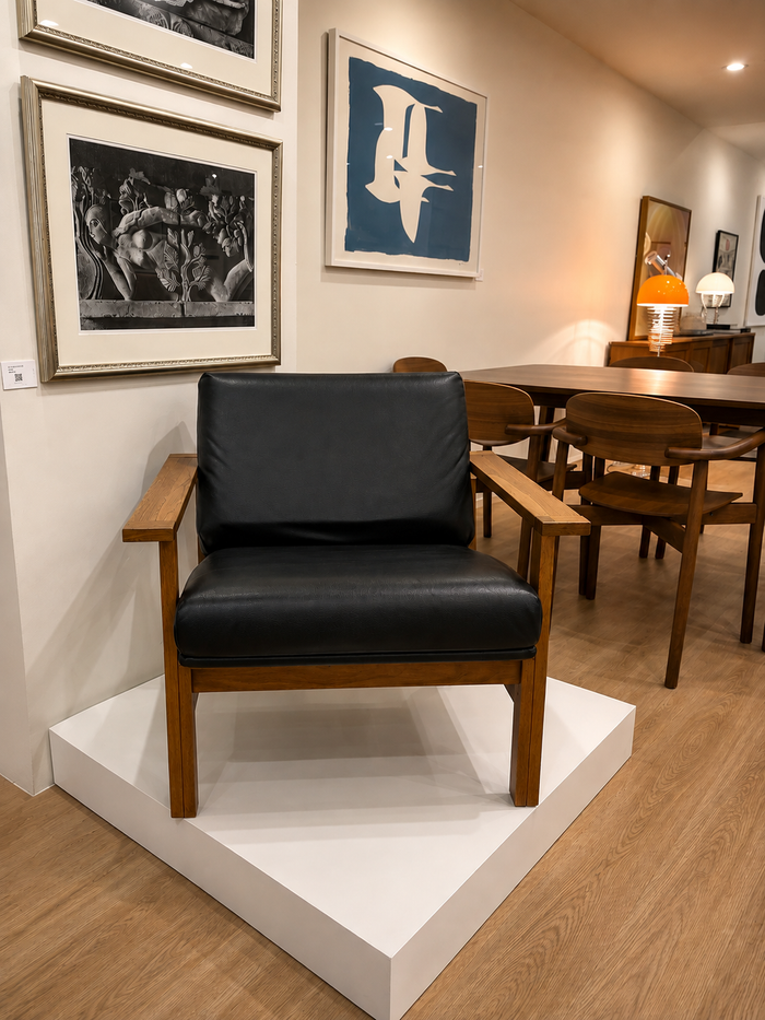Finn Juhl for France & Son — Mid-Century Leather Lounge Chair